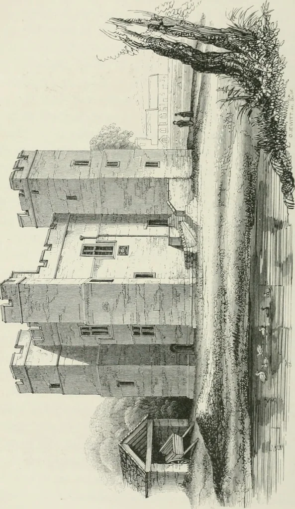 An illustration from Some account of domestic architecture in England from Edward I to Richard II, with notices of foreign examples and numerous illustrations of existing remains from original drawings, 1882, leaf 33