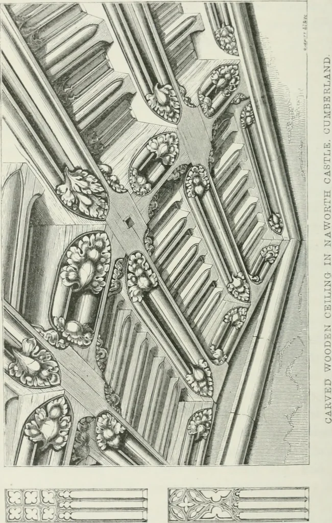An illustration from Some account of domestic architecture in England from Edward I to Richard II, with notices of foreign examples and numerous illustrations of existing remains from original drawings, 1882, leaf 333