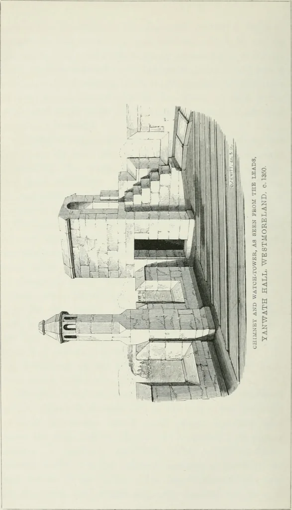 An illustration from Some account of domestic architecture in England from Edward I to Richard II, with notices of foreign examples and numerous illustrations of existing remains from original drawings, 1882, leaf 353