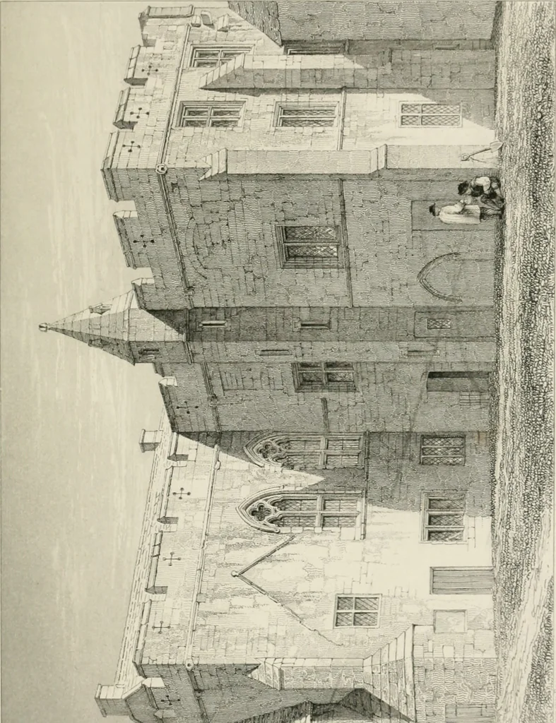 An illustration from Some account of domestic architecture in England from Edward I to Richard II, with notices of foreign examples and numerous illustrations of existing remains from original drawings, 1882, leaf 370