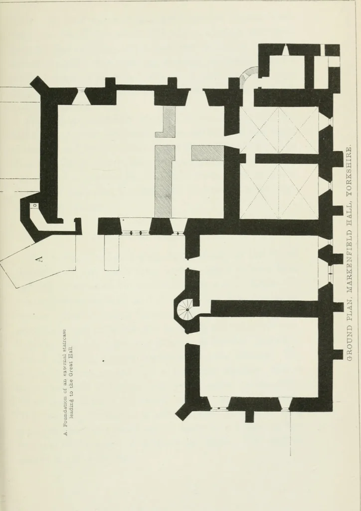 An illustration from Some account of domestic architecture in England from Edward I to Richard II, with notices of foreign examples and numerous illustrations of existing remains from original drawings, 1882, leaf 380