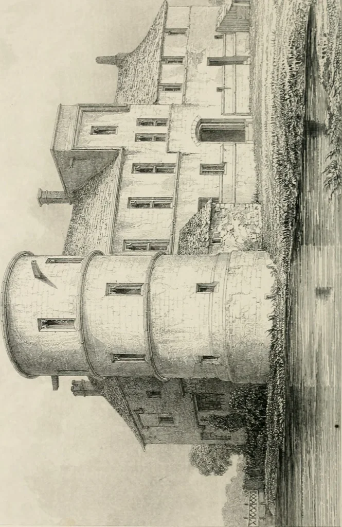 An illustration from Some account of domestic architecture in England from Edward I to Richard II, with notices of foreign examples and numerous illustrations of existing remains from original drawings, 1882, leaf 405