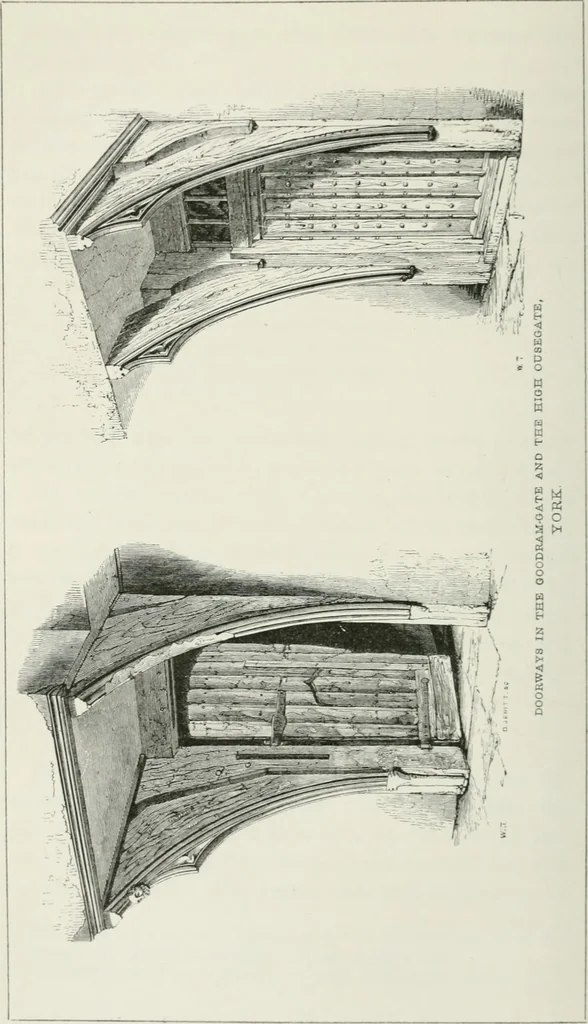 An illustration from Some account of domestic architecture in England from Edward I to Richard II, with notices of foreign examples and numerous illustrations of existing remains from original drawings, 1882, leaf 89