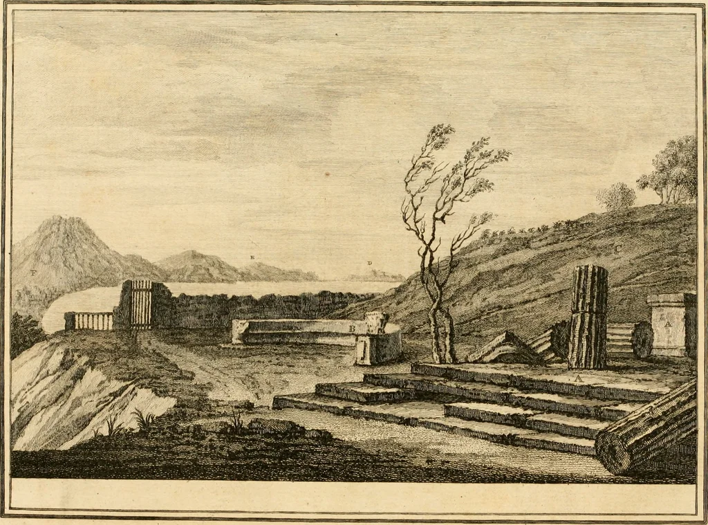 An illustration from Account of the discoveries at Pompeii : communicated to the Society of Antiquaries of London, 1777, leaf 19