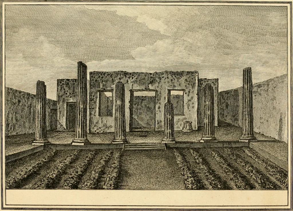 An illustration from Account of the discoveries at Pompeii : communicated to the Society of Antiquaries of London, 1777, leaf 27