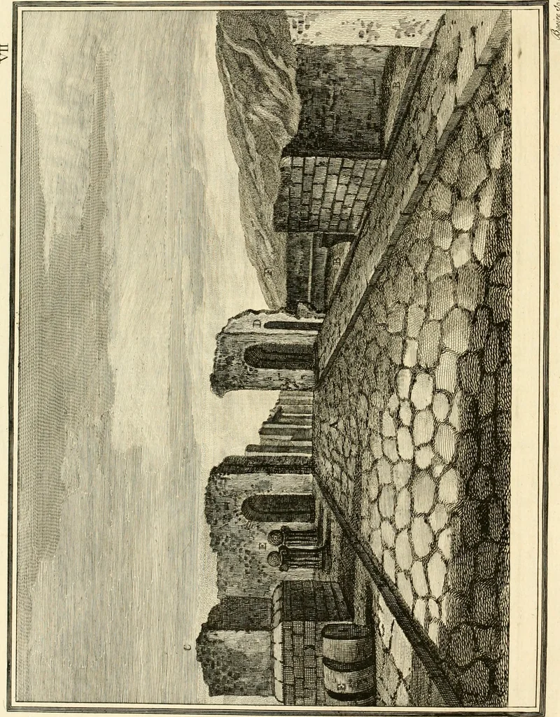 An illustration from Account of the discoveries at Pompeii : communicated to the Society of Antiquaries of London, 1777, leaf 35