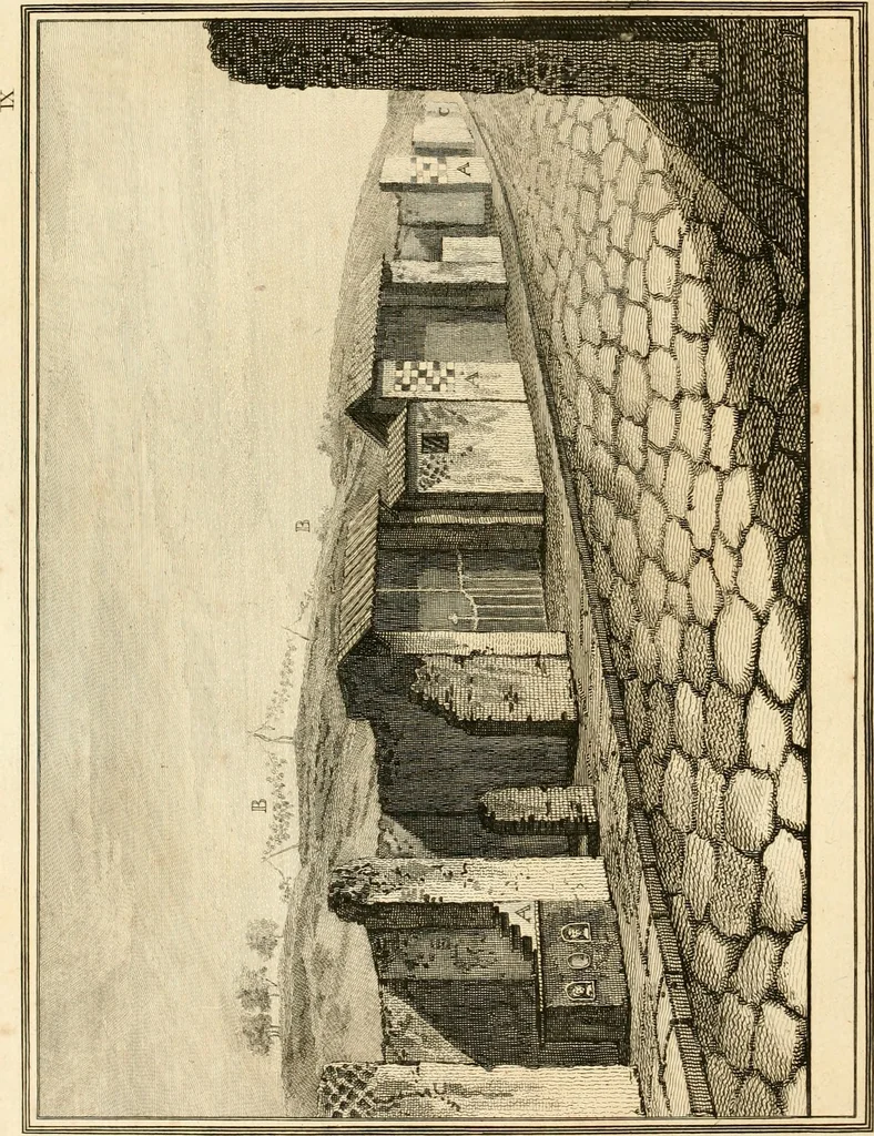 An illustration from Account of the discoveries at Pompeii : communicated to the Society of Antiquaries of London, 1777, leaf 41