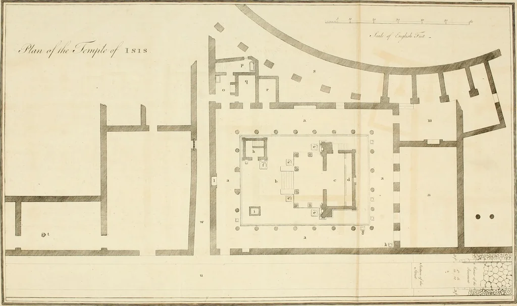 An illustration from Account of the discoveries at Pompeii : communicated to the Society of Antiquaries of London, 1777, leaf 53