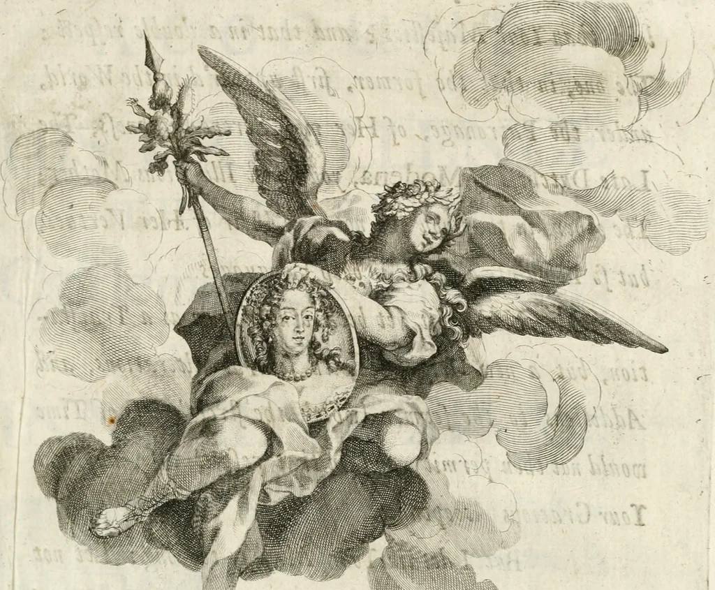 An illustration from An account of His Excellence Roger Earl of Castlemaine's embassy : from His Sacred Majesty James the IId., King of England, Scotland, France, and Ireland, &c., to His Holiness Innocent XI., 1688, leaf 10