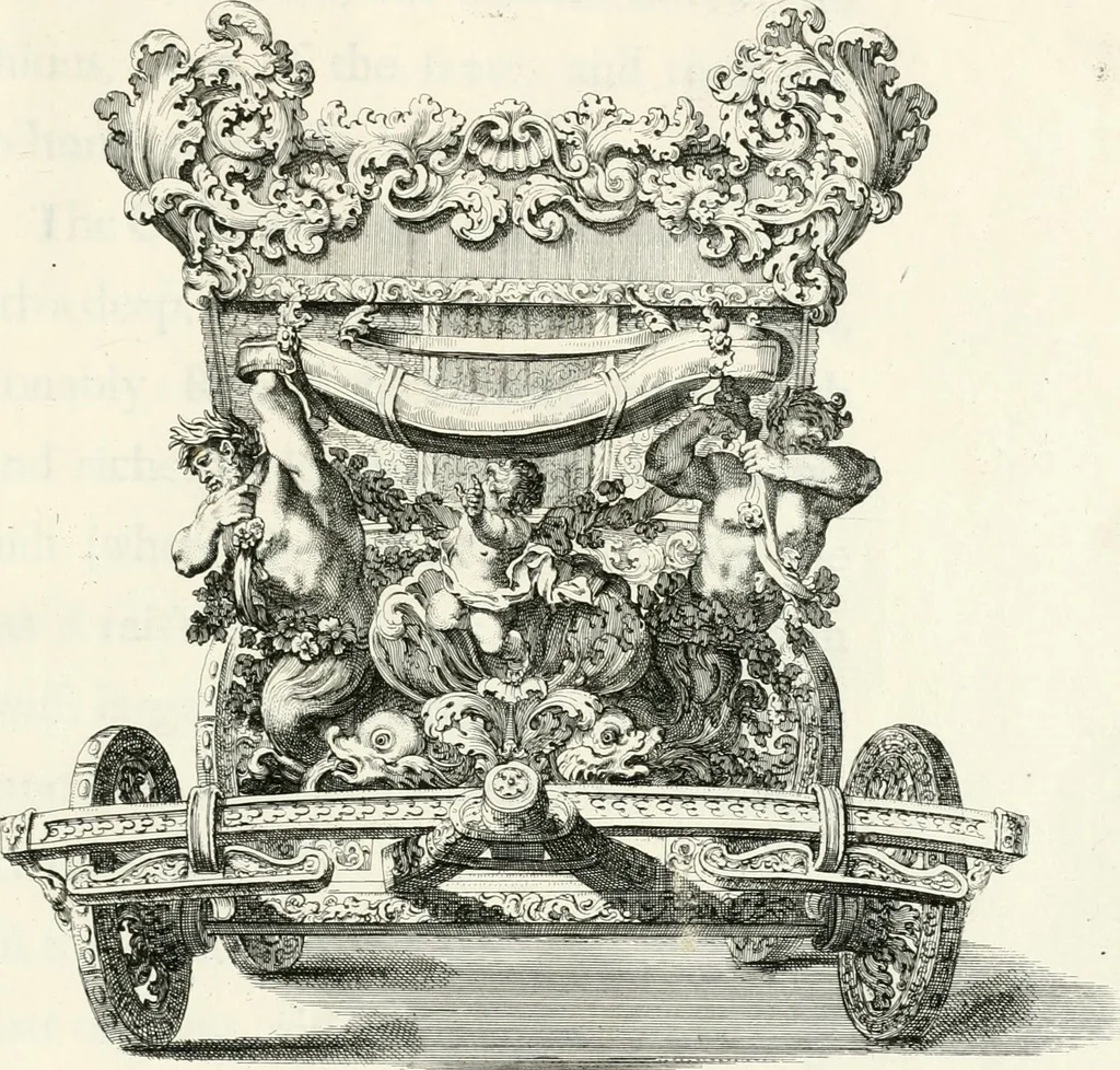 An illustration from An account of His Excellence Roger Earl of Castlemaine's embassy : from His Sacred Majesty James the IId., King of England, Scotland, France, and Ireland, &c., to His Holiness Innocent XI., 1688, leaf 58