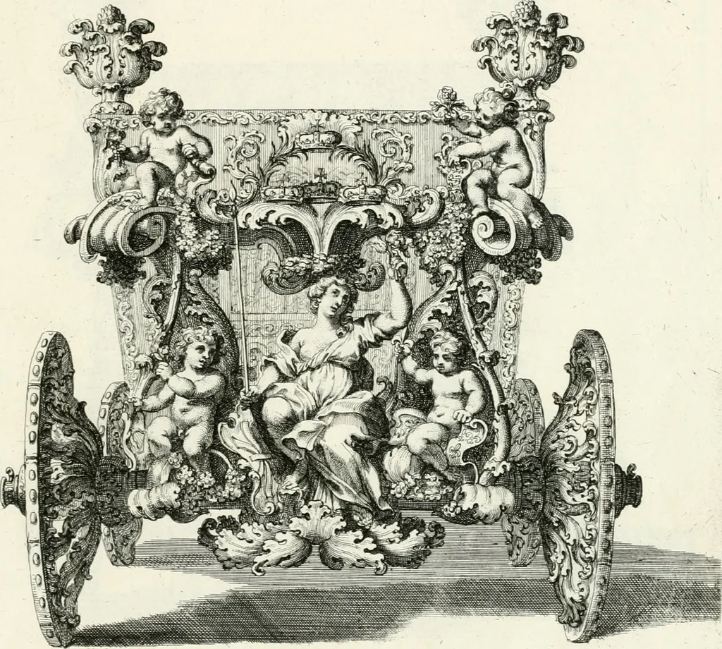 An illustration from An account of His Excellence Roger Earl of Castlemaine's embassy : from His Sacred Majesty James the IId., King of England, Scotland, France, and Ireland, &c., to His Holiness Innocent XI., 1688, leaf 68