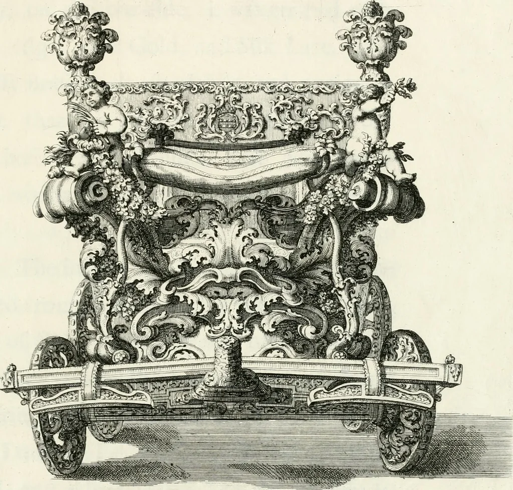 An illustration from An account of His Excellence Roger Earl of Castlemaine's embassy : from His Sacred Majesty James the IId., King of England, Scotland, France, and Ireland, &c., to His Holiness Innocent XI., 1688, leaf 70
