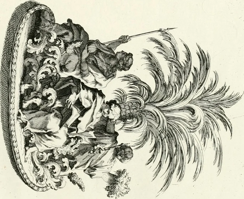 An illustration from An account of His Excellence Roger Earl of Castlemaine's embassy : from His Sacred Majesty James the IId., King of England, Scotland, France, and Ireland, &c., to His Holiness Innocent XI., 1688, leaf 94
