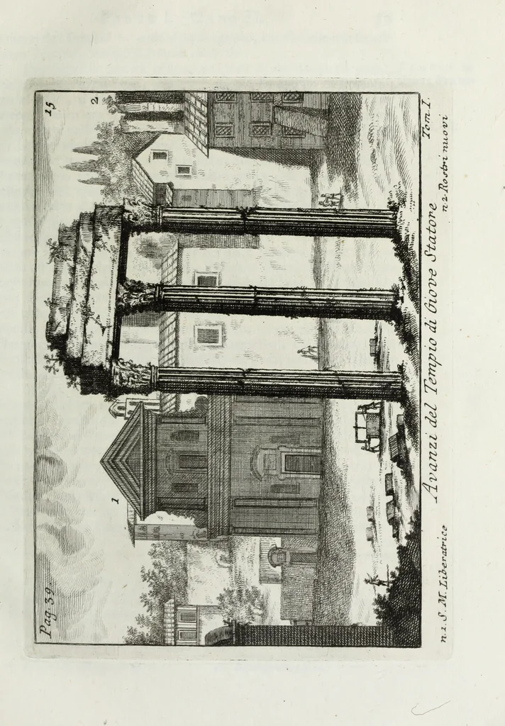 An illustration from Accurata e succinta descrizione topografica delle antichità di Roma, 1763, leaf 112