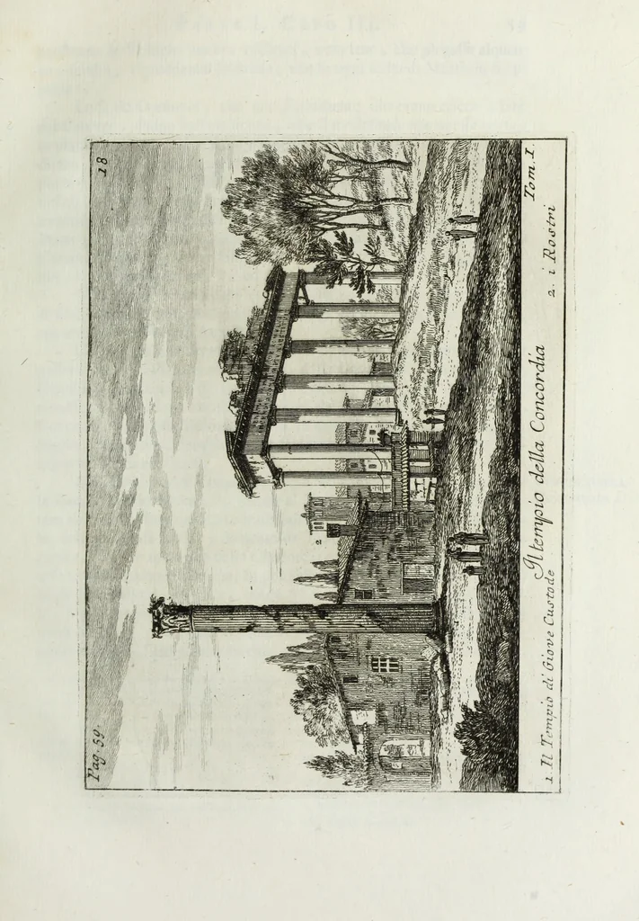 An illustration from Accurata e succinta descrizione topografica delle antichità di Roma, 1763, leaf 138