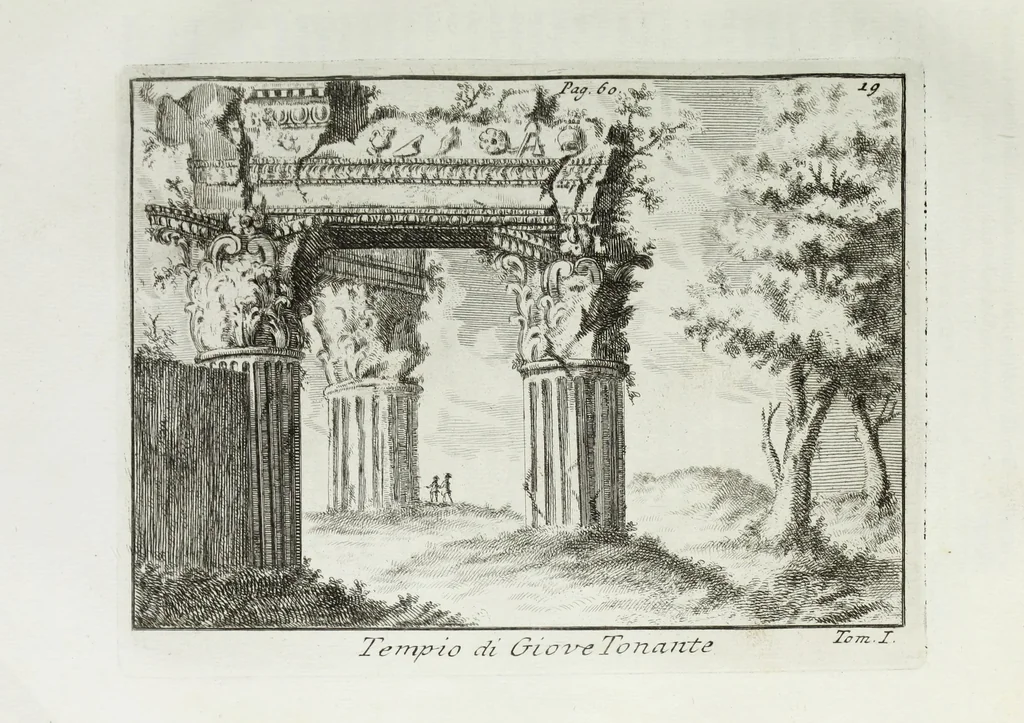 An illustration from Accurata e succinta descrizione topografica delle antichità di Roma, 1763, leaf 142