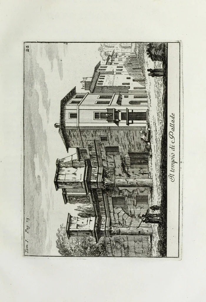 An illustration from Accurata e succinta descrizione topografica delle antichità di Roma, 1763, leaf 160