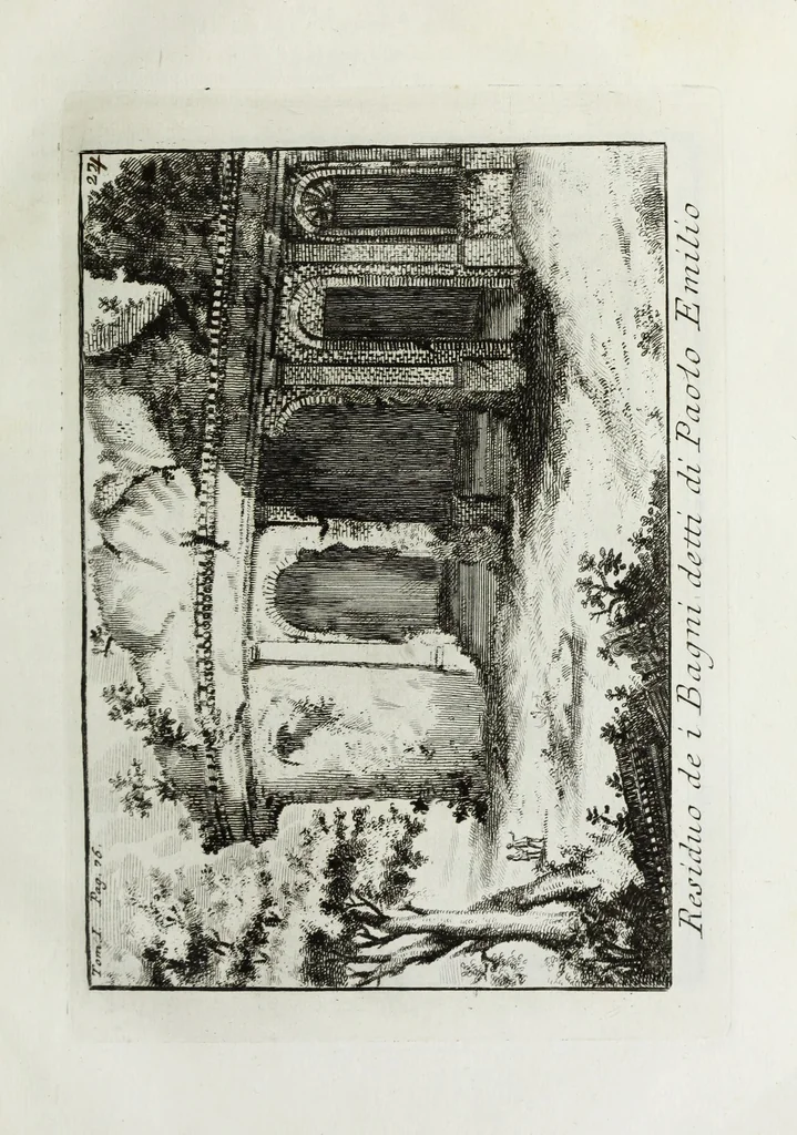 An illustration from Accurata e succinta descrizione topografica delle antichità di Roma, 1763, leaf 168