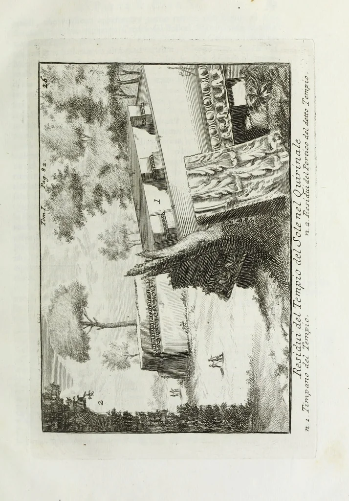 An illustration from Accurata e succinta descrizione topografica delle antichità di Roma, 1763, leaf 178