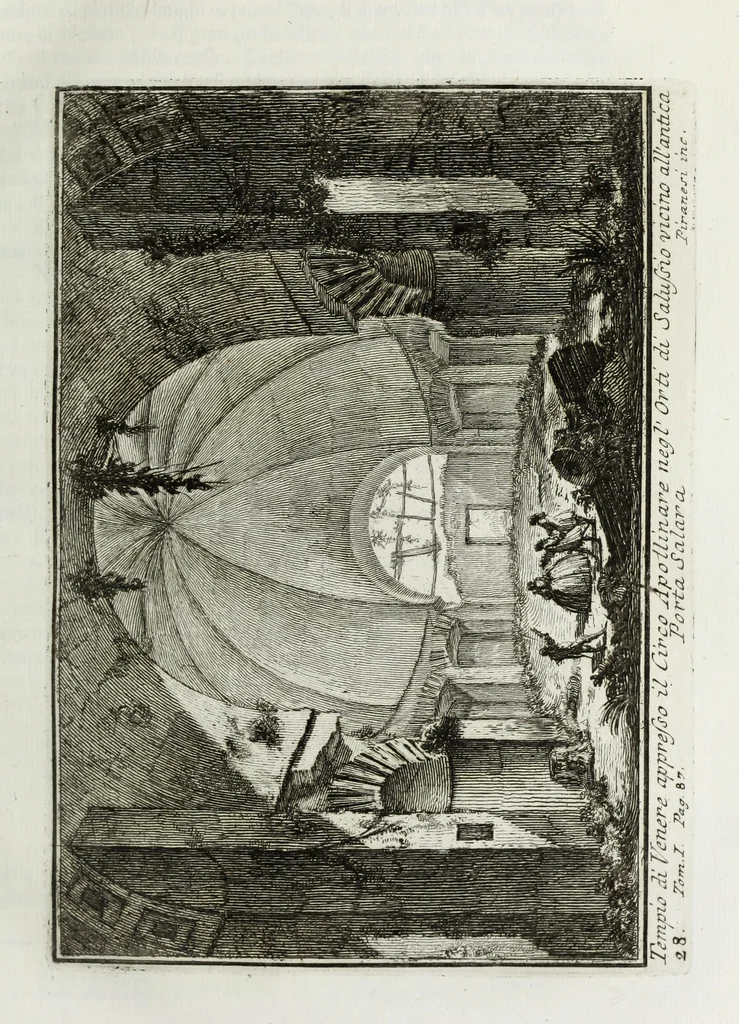 An illustration from Accurata e succinta descrizione topografica delle antichità di Roma, 1763, leaf 186