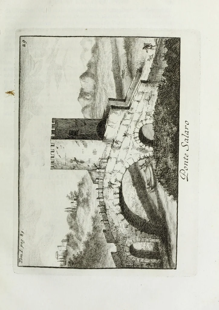 An illustration from Accurata e succinta descrizione topografica delle antichità di Roma, 1763, leaf 190