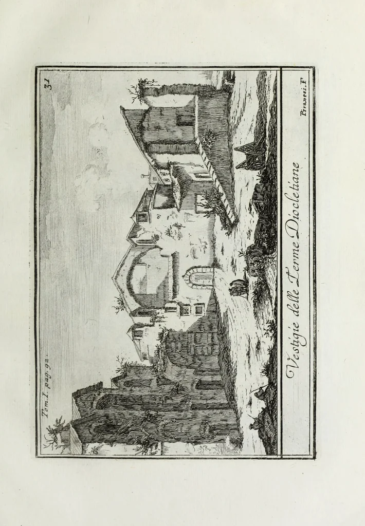 An illustration from Accurata e succinta descrizione topografica delle antichità di Roma, 1763, leaf 198