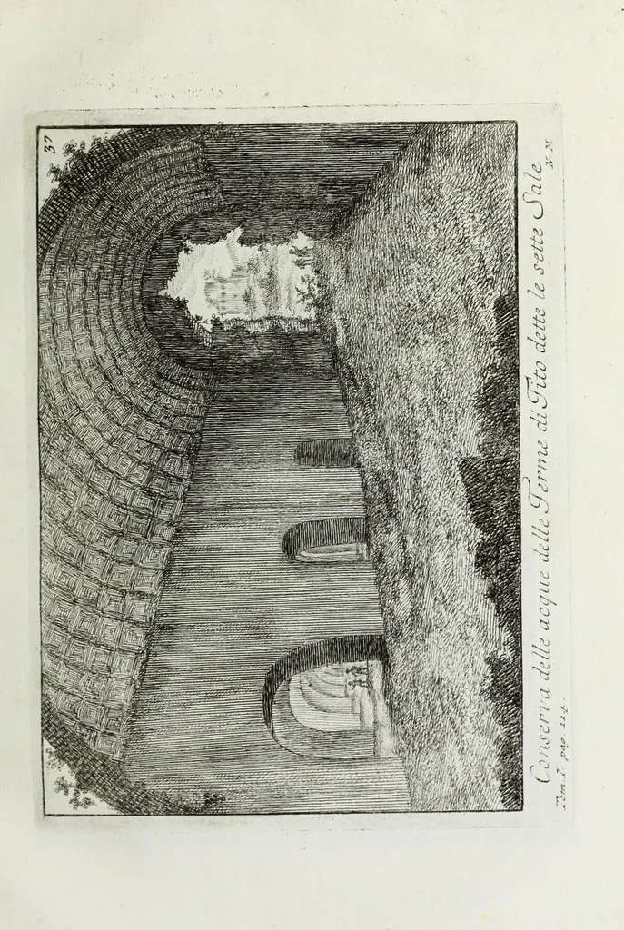 An illustration from Accurata e succinta descrizione topografica delle antichità di Roma, 1763, leaf 232