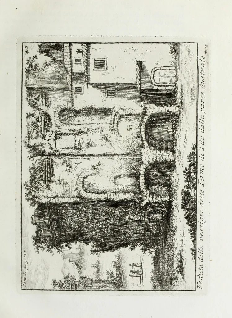 An illustration from Accurata e succinta descrizione topografica delle antichità di Roma, 1763, leaf 240