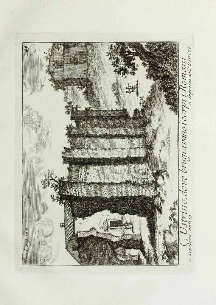 An illustration from Accurata e succinta descrizione topografica delle antichità di Roma, 1763, leaf 268
