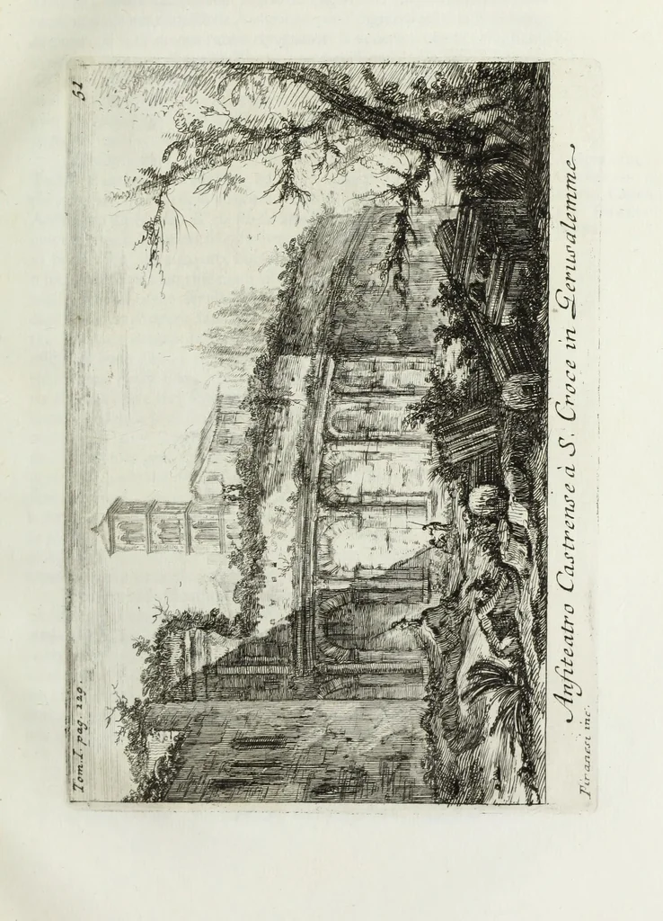 An illustration from Accurata e succinta descrizione topografica delle antichità di Roma, 1763, leaf 274