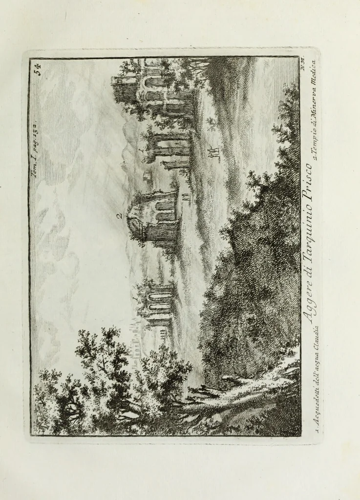An illustration from Accurata e succinta descrizione topografica delle antichità di Roma, 1763, leaf 284