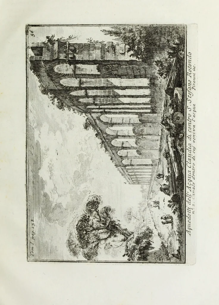 An illustration from Accurata e succinta descrizione topografica delle antichità di Roma, 1763, leaf 294