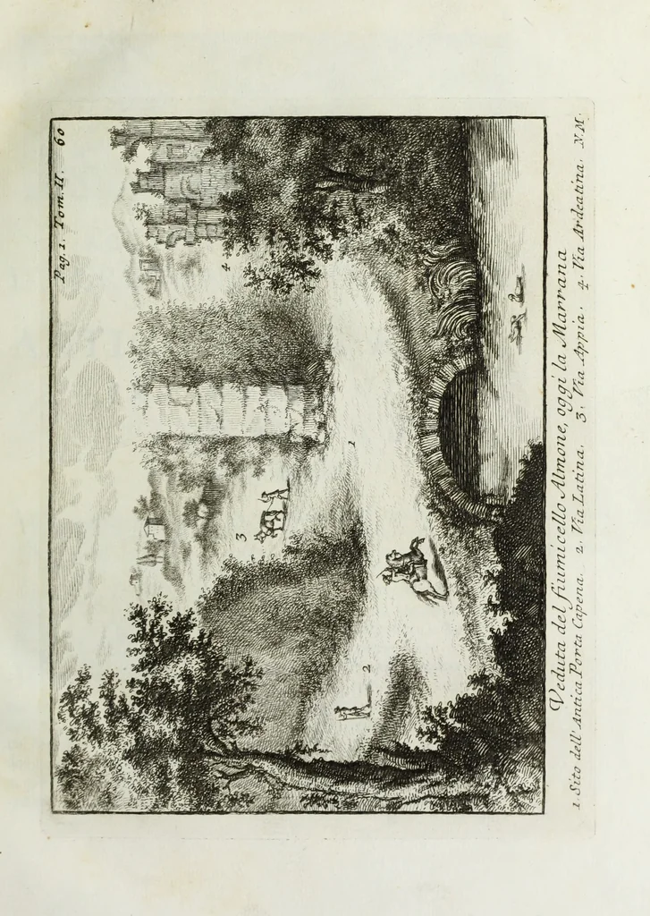 An illustration from Accurata e succinta descrizione topografica delle antichità di Roma, 1763, leaf 316