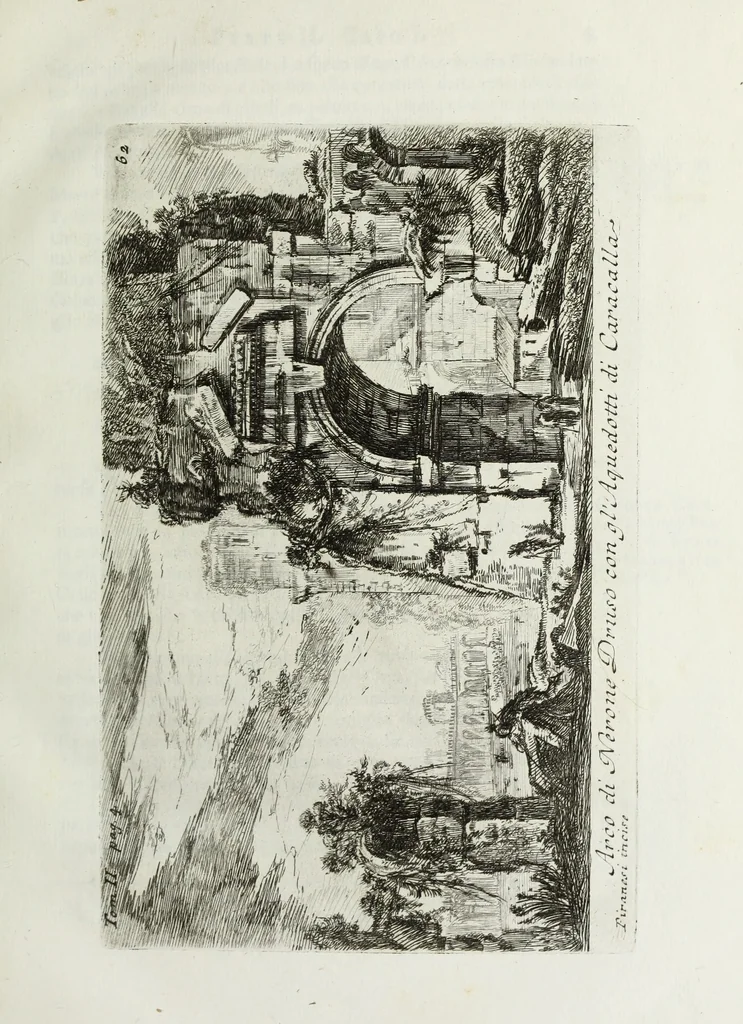 An illustration from Accurata e succinta descrizione topografica delle antichità di Roma, 1763, leaf 324