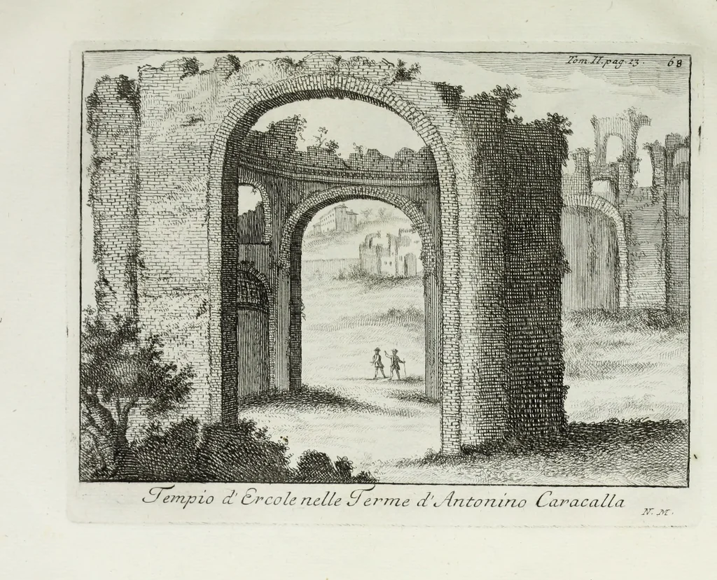 An illustration from Accurata e succinta descrizione topografica delle antichità di Roma, 1763, leaf 344