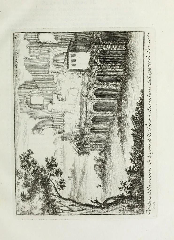 An illustration from Accurata e succinta descrizione topografica delle antichità di Roma, 1763, leaf 346
