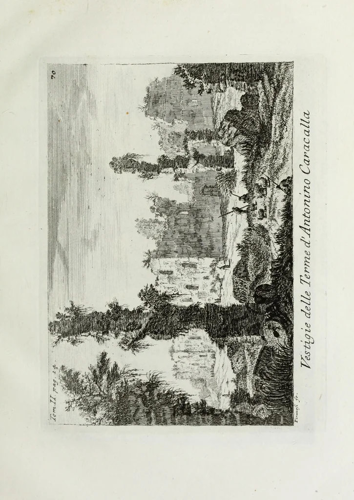 An illustration from Accurata e succinta descrizione topografica delle antichità di Roma, 1763, leaf 350