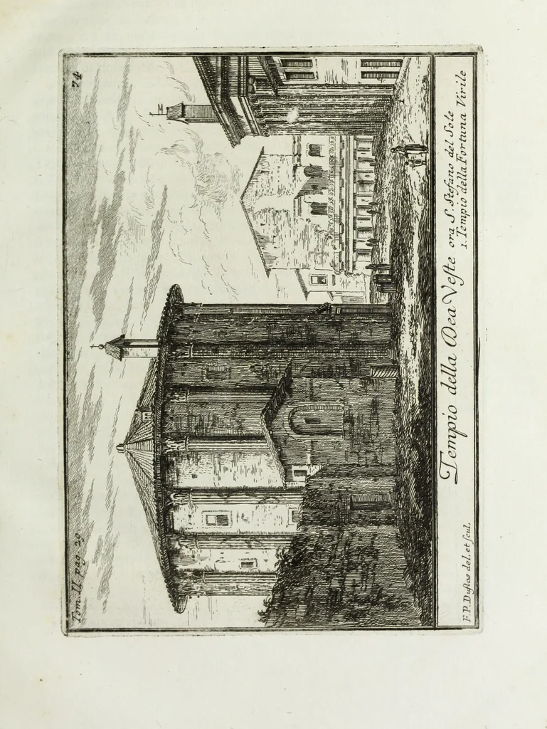 An illustration from Accurata e succinta descrizione topografica delle antichità di Roma, 1763, leaf 372