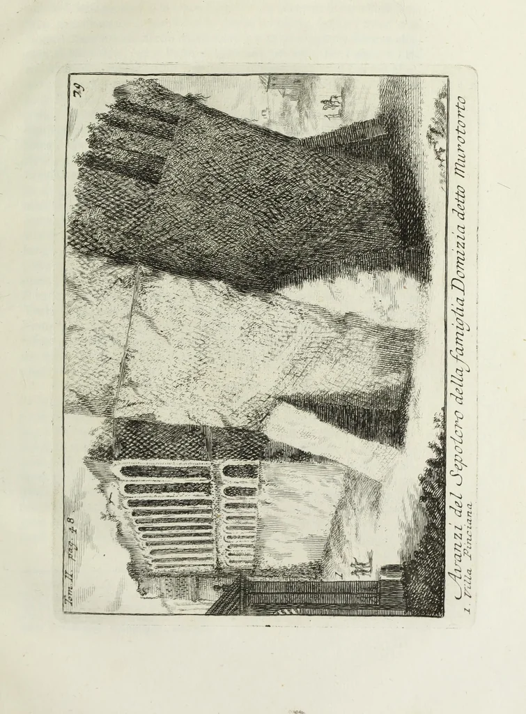 An illustration from Accurata e succinta descrizione topografica delle antichità di Roma, 1763, leaf 402