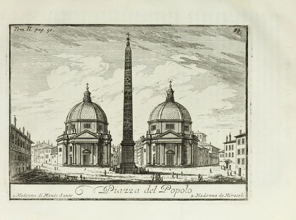 An illustration from Accurata e succinta descrizione topografica delle antichità di Roma, 1763, leaf 406