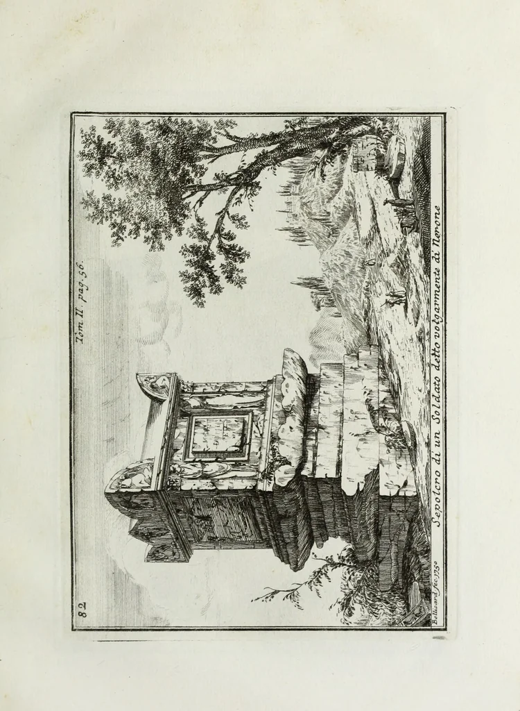 An illustration from Accurata e succinta descrizione topografica delle antichità di Roma, 1763, leaf 416