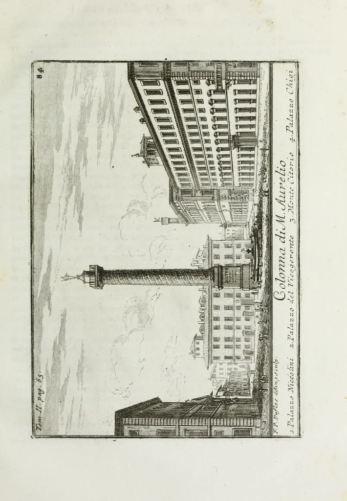 An illustration from Accurata e succinta descrizione topografica delle antichità di Roma, 1763, leaf 428