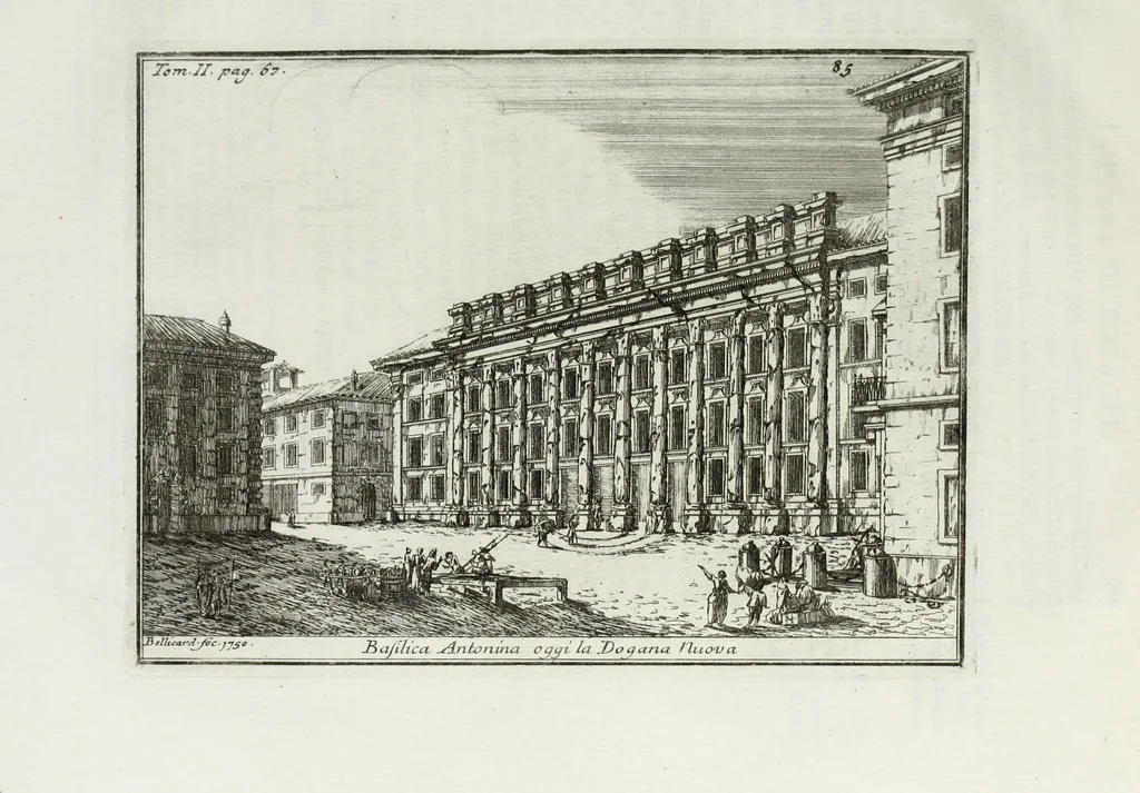 An illustration from Accurata e succinta descrizione topografica delle antichità di Roma, 1763, leaf 432