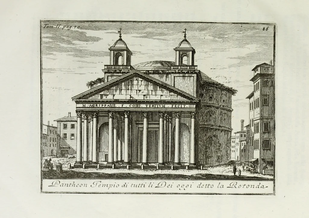 An illustration from Accurata e succinta descrizione topografica delle antichità di Roma, 1763, leaf 438