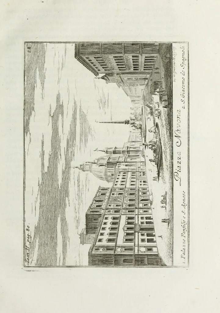 An illustration from Accurata e succinta descrizione topografica delle antichità di Roma, 1763, leaf 452
