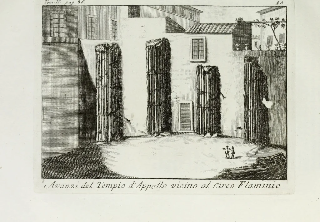 An illustration from Accurata e succinta descrizione topografica delle antichità di Roma, 1763, leaf 462