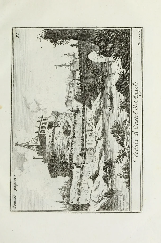 An illustration from Accurata e succinta descrizione topografica delle antichità di Roma, 1763, leaf 496