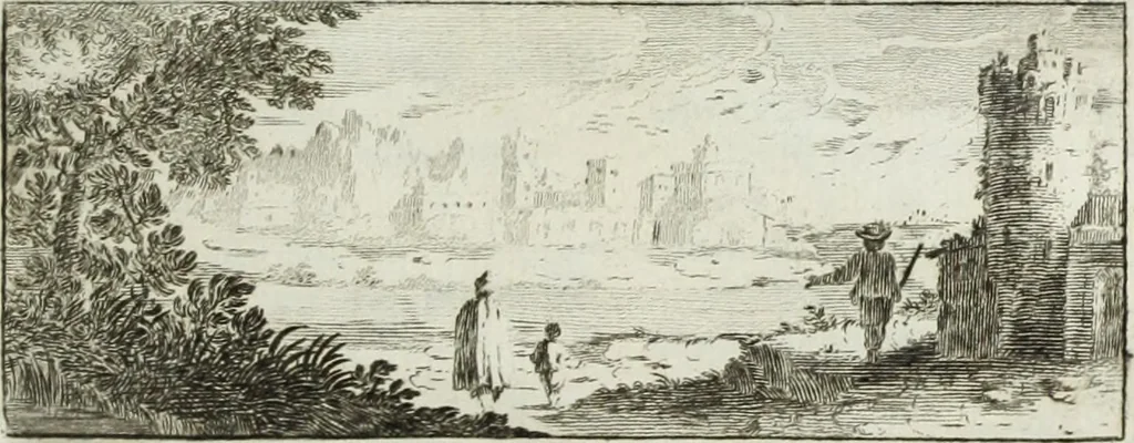 An illustration from Accurata e succinta descrizione topografica delle antichità di Roma, 1763, leaf 500