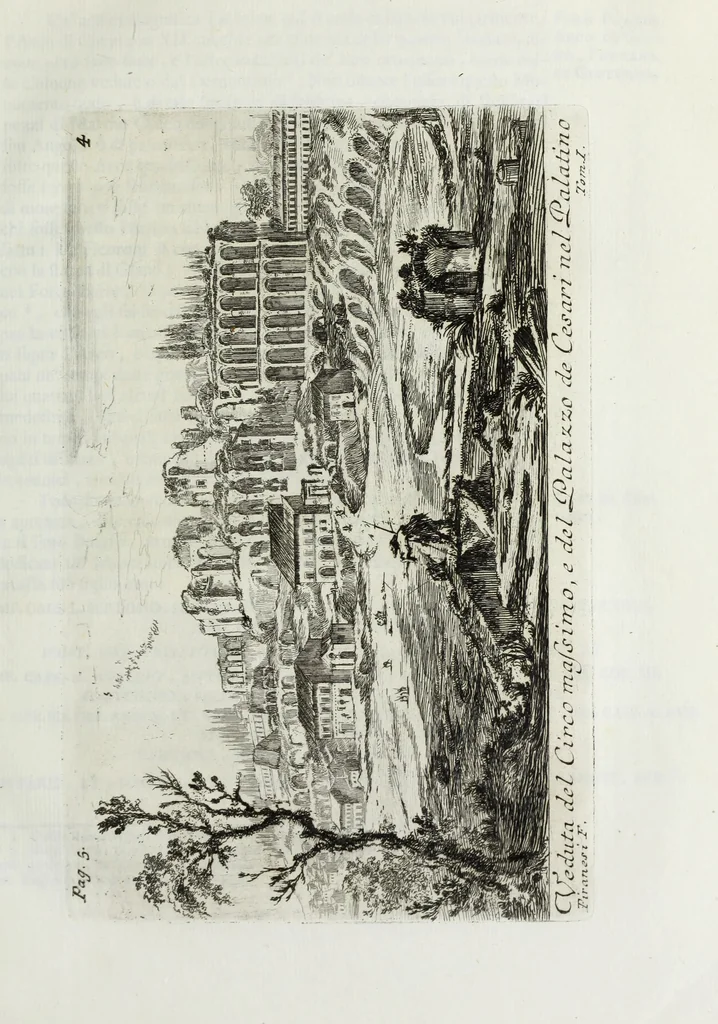 An illustration from Accurata e succinta descrizione topografica delle antichità di Roma, 1763, leaf 56