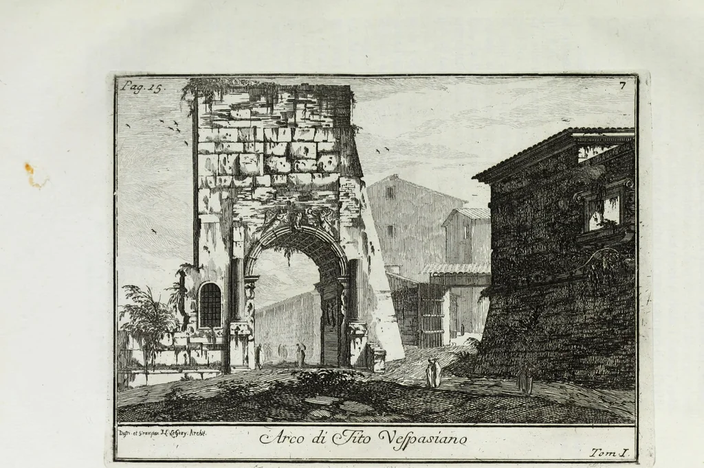 An illustration from Accurata e succinta descrizione topografica delle antichità di Roma, 1763, leaf 72